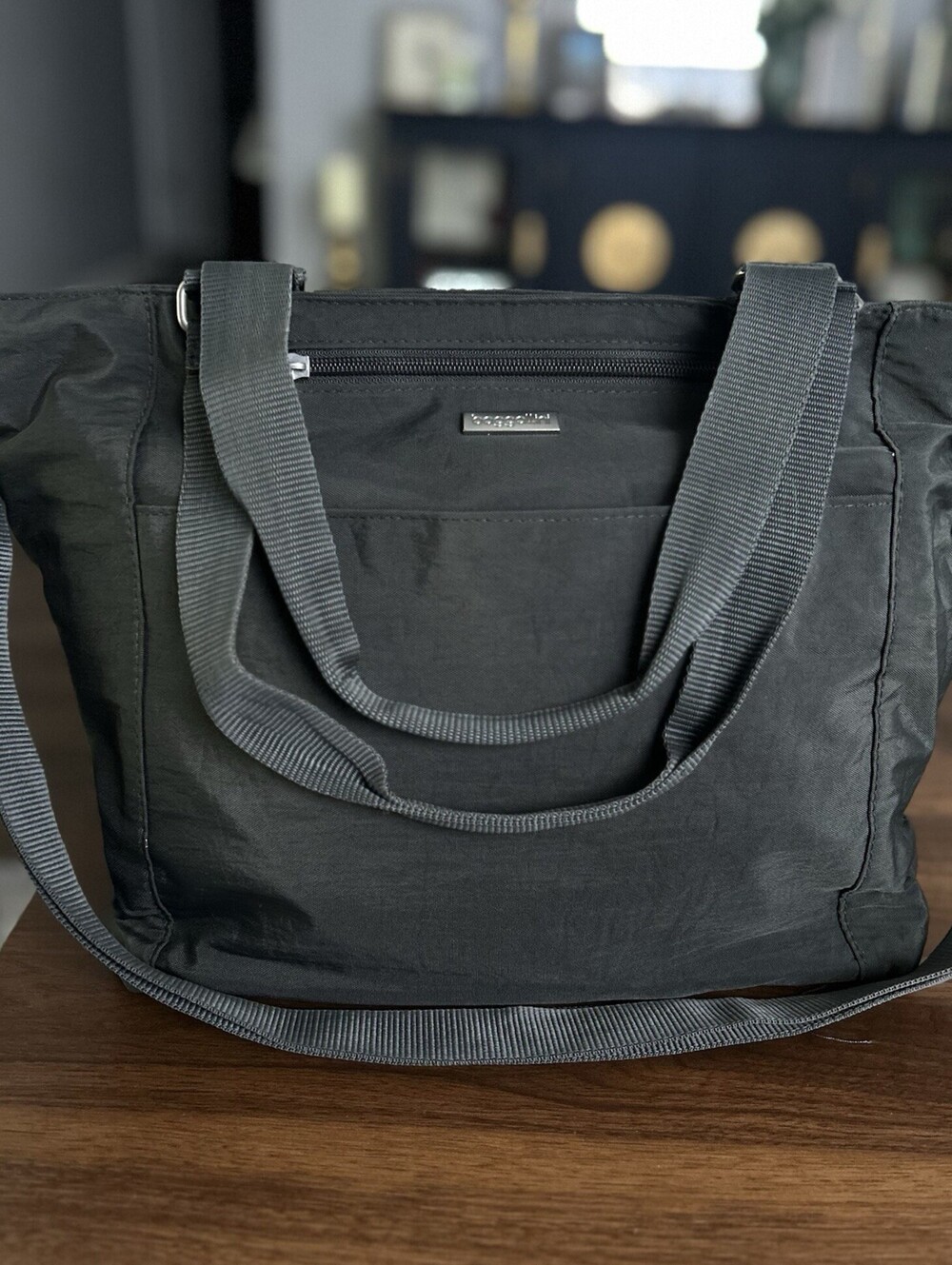 Baggalini Essential Tote Bag Grey NWOT - Long Strap Option